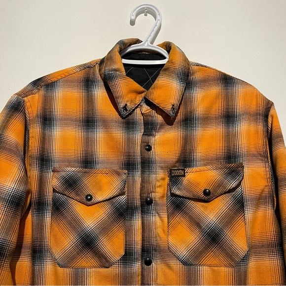 Reversible Workwear Orange Plaid Jacket - Picture 3 of 14